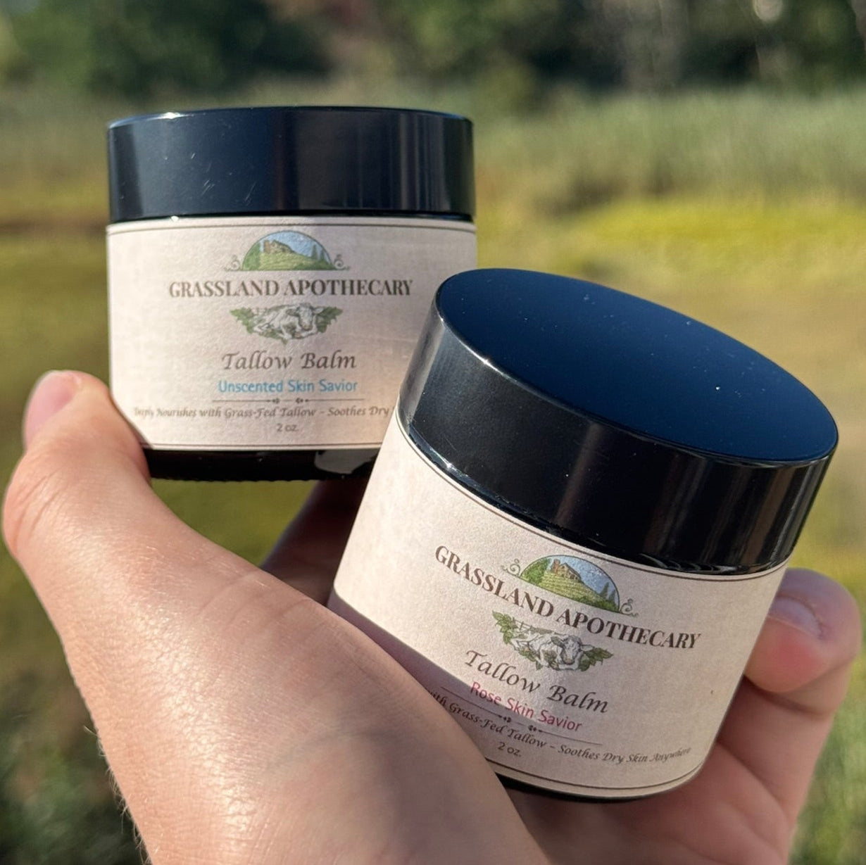 Starter Pack – Unscented + Rose (2 Jars)